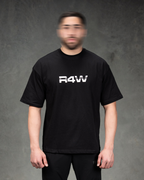 R4W OVERSIZED TEE BLACK