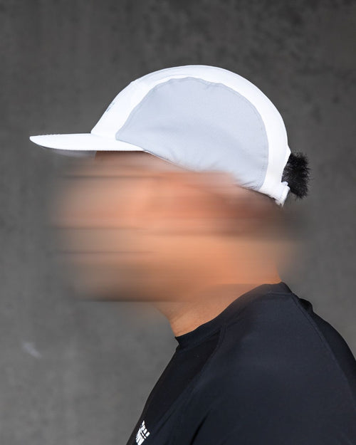 R4W HYBRID DRI-FIT HAT WHITE/GREY