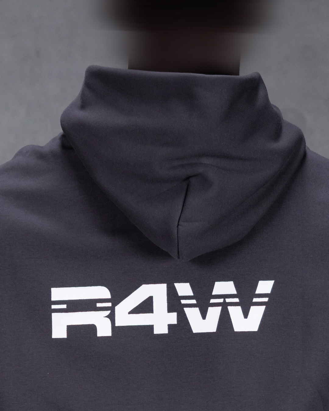 R4W SLEEVELESS HOODIE CHARCOAL