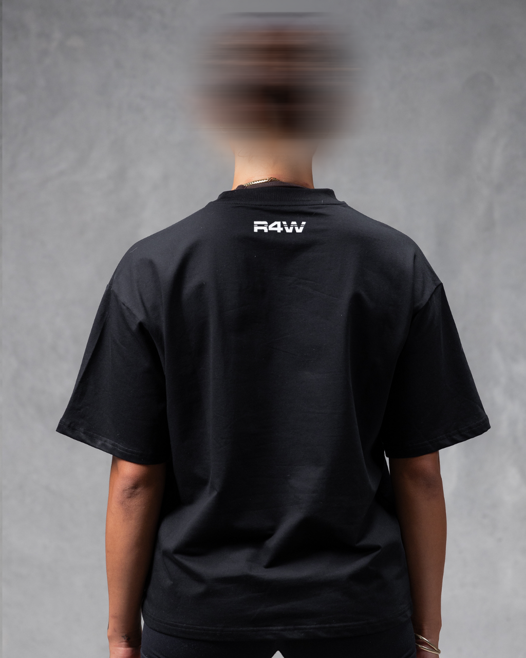 R4W LIMITLESS UNISEX OVERSIZED TEE BLACK