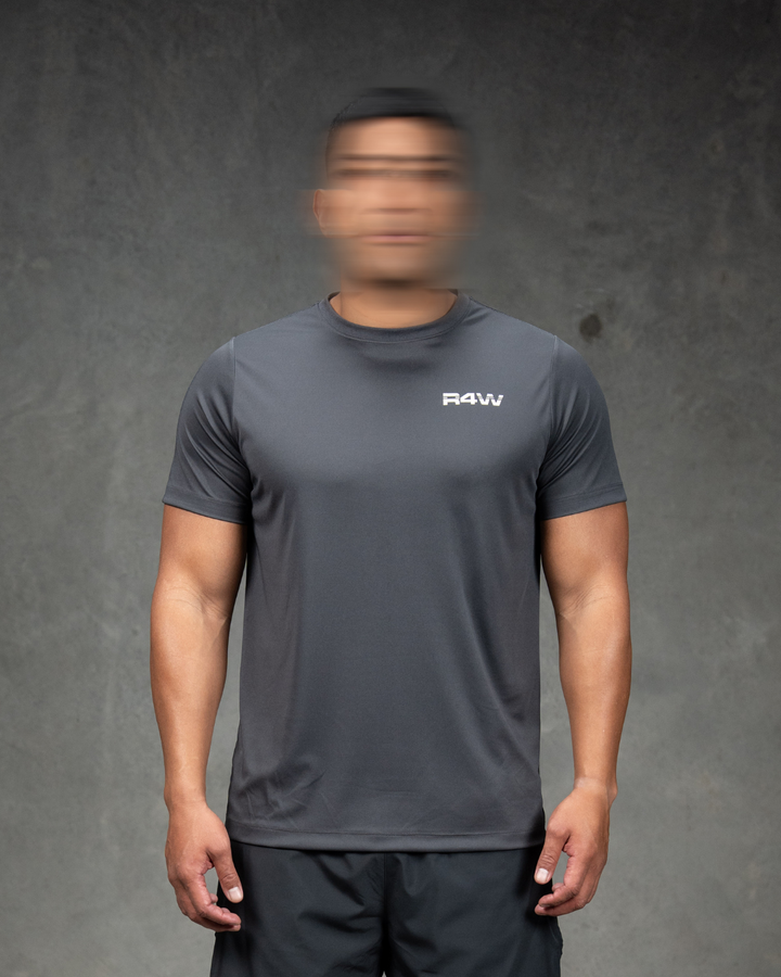 R4W ACTIVE TEE CHARCOAL