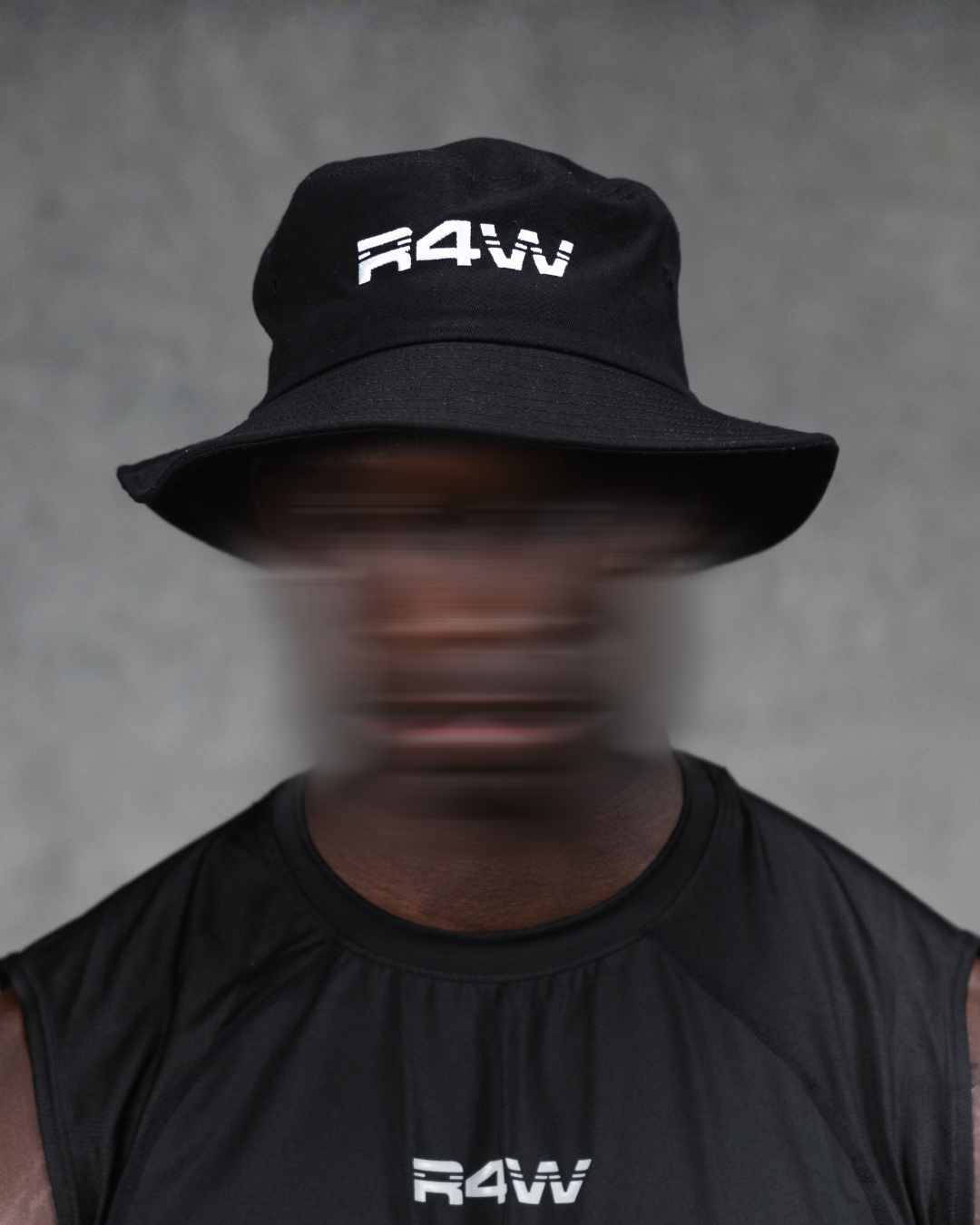 R4W BUCKET HAT BLACK