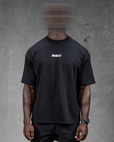 R4W LIMITLESS UNISEX OVERSIZED TEE BLACK