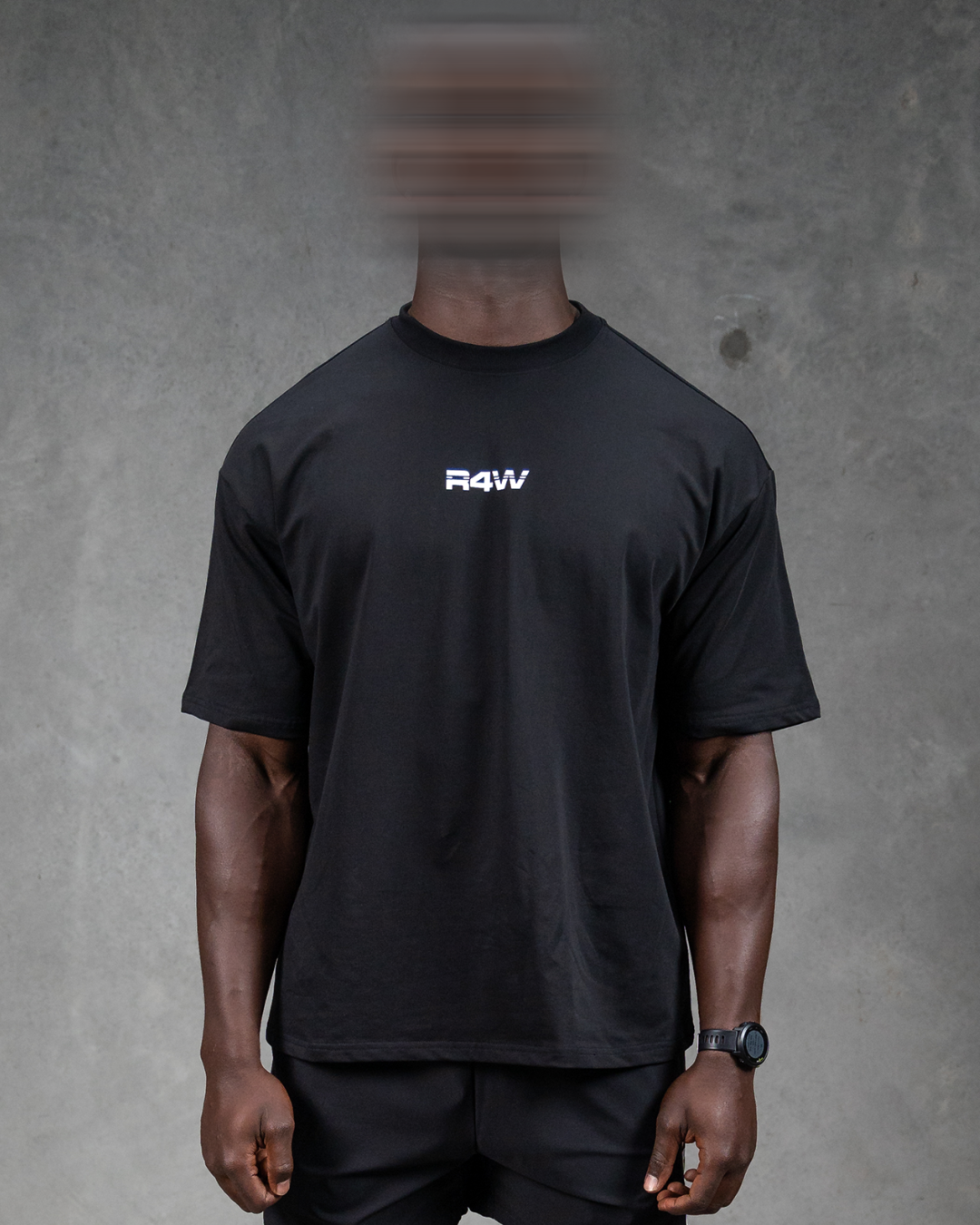 R4W LIMITLESS UNISEX OVERSIZED TEE BLACK