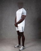 R4W HYBRID TEE WHITE/GREY