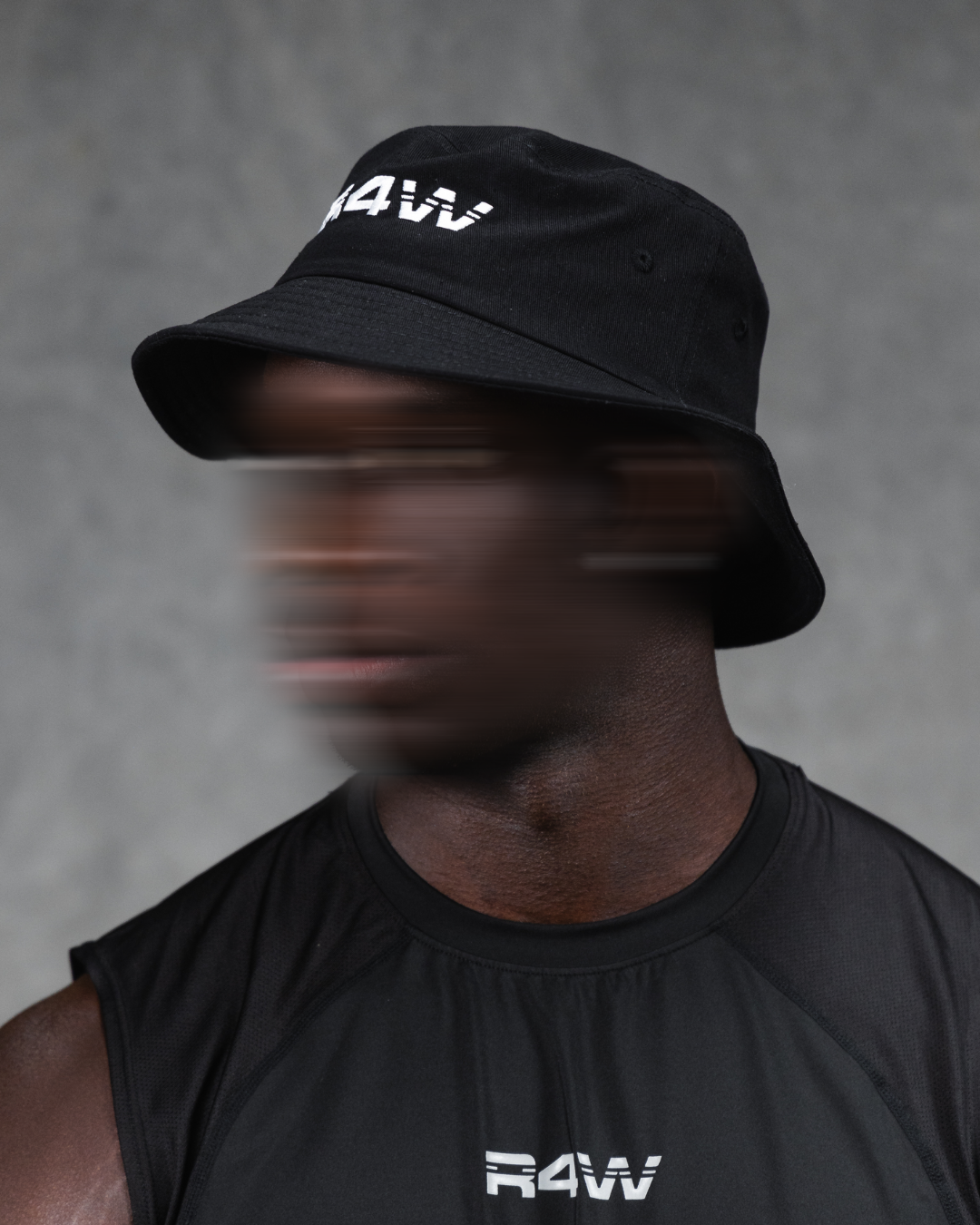 R4W BUCKET HAT BLACK