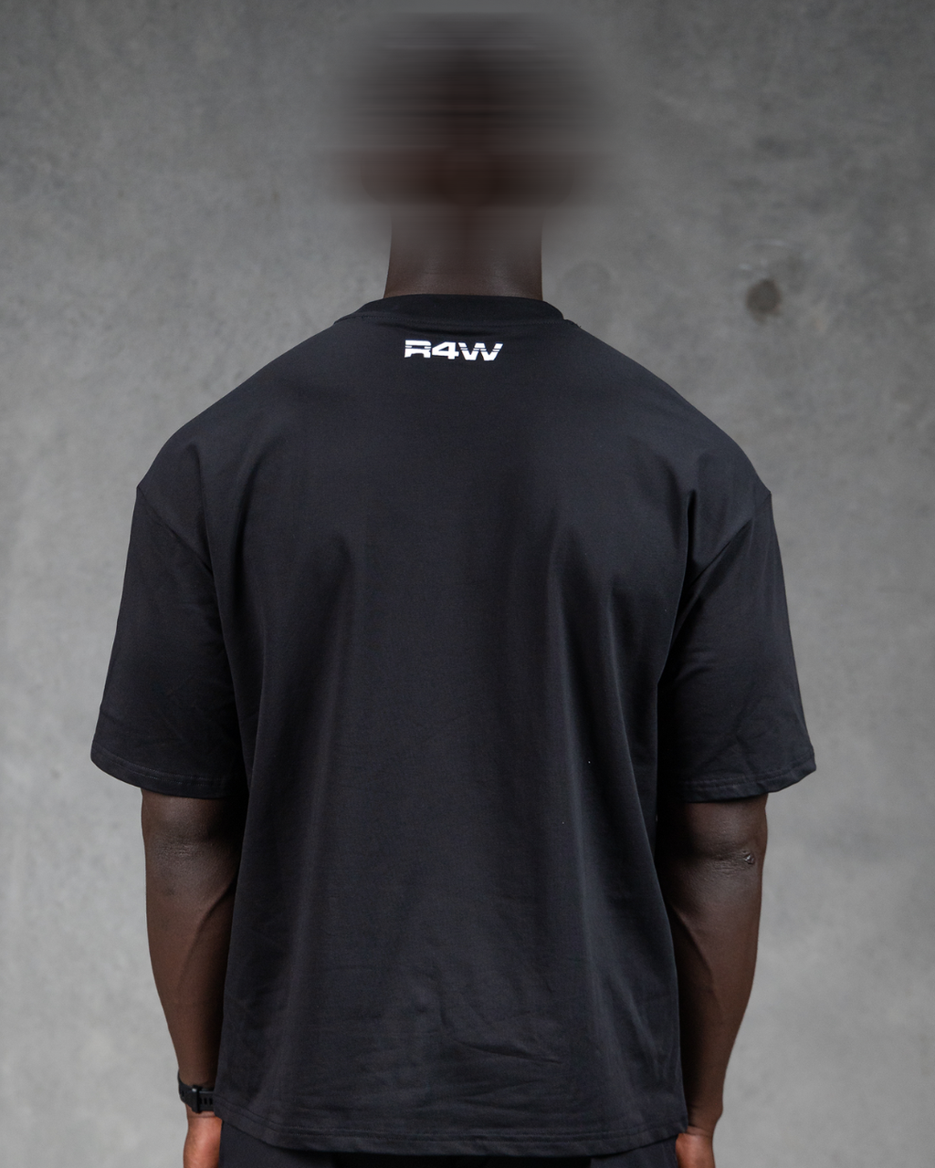 R4W LIMITLESS UNISEX OVERSIZED TEE BLACK