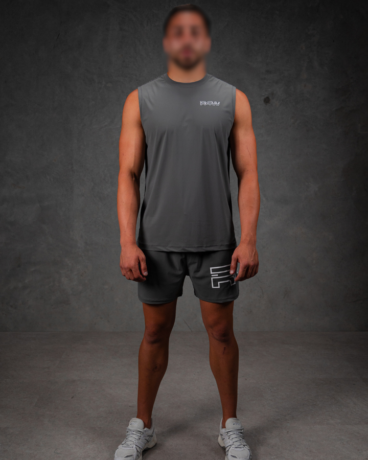R4W PRO FLEX SINGLET GREY