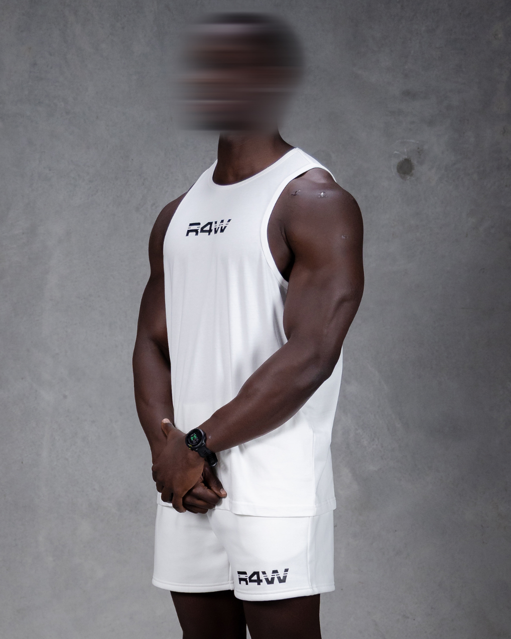 R4W SINGLET WHITE