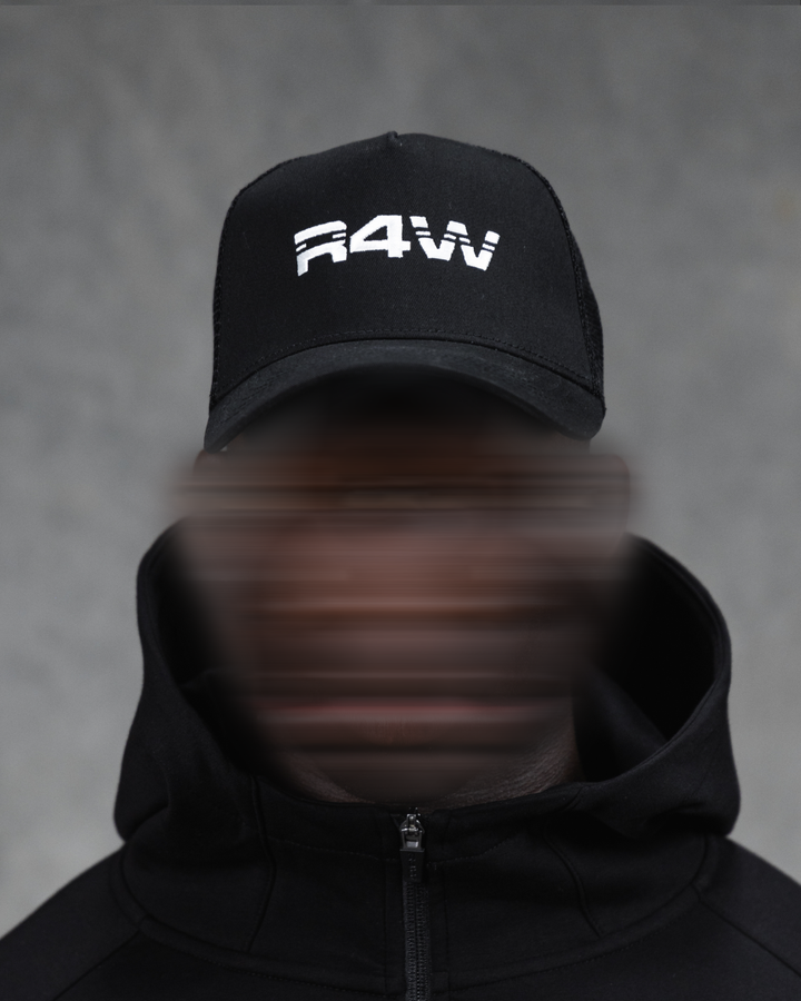 R4W TRUCKER CAP BLACK