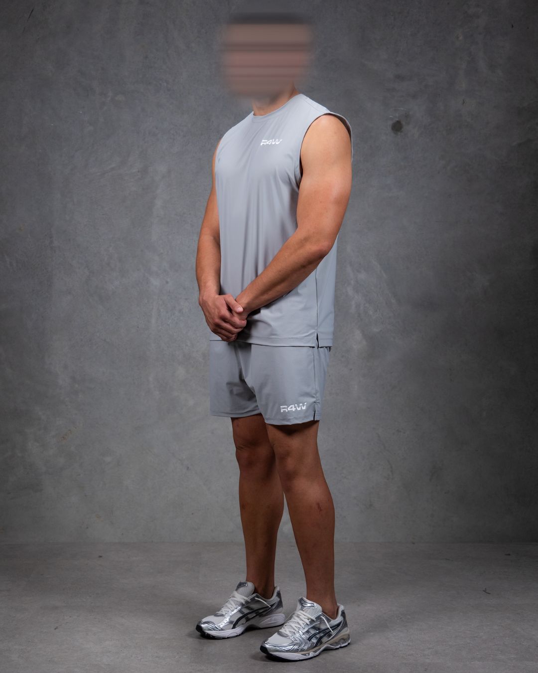 R4W PRO FLEX SINGLET LIGHT GREY