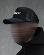 R4W TRUCKER CAP BLACK