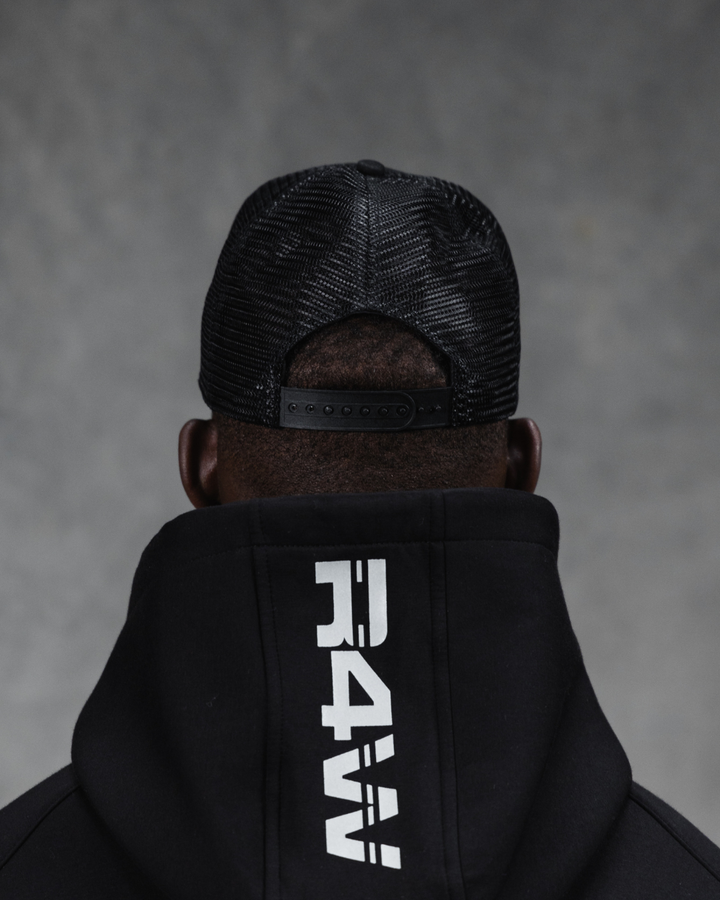 R4W TRUCKER CAP BLACK