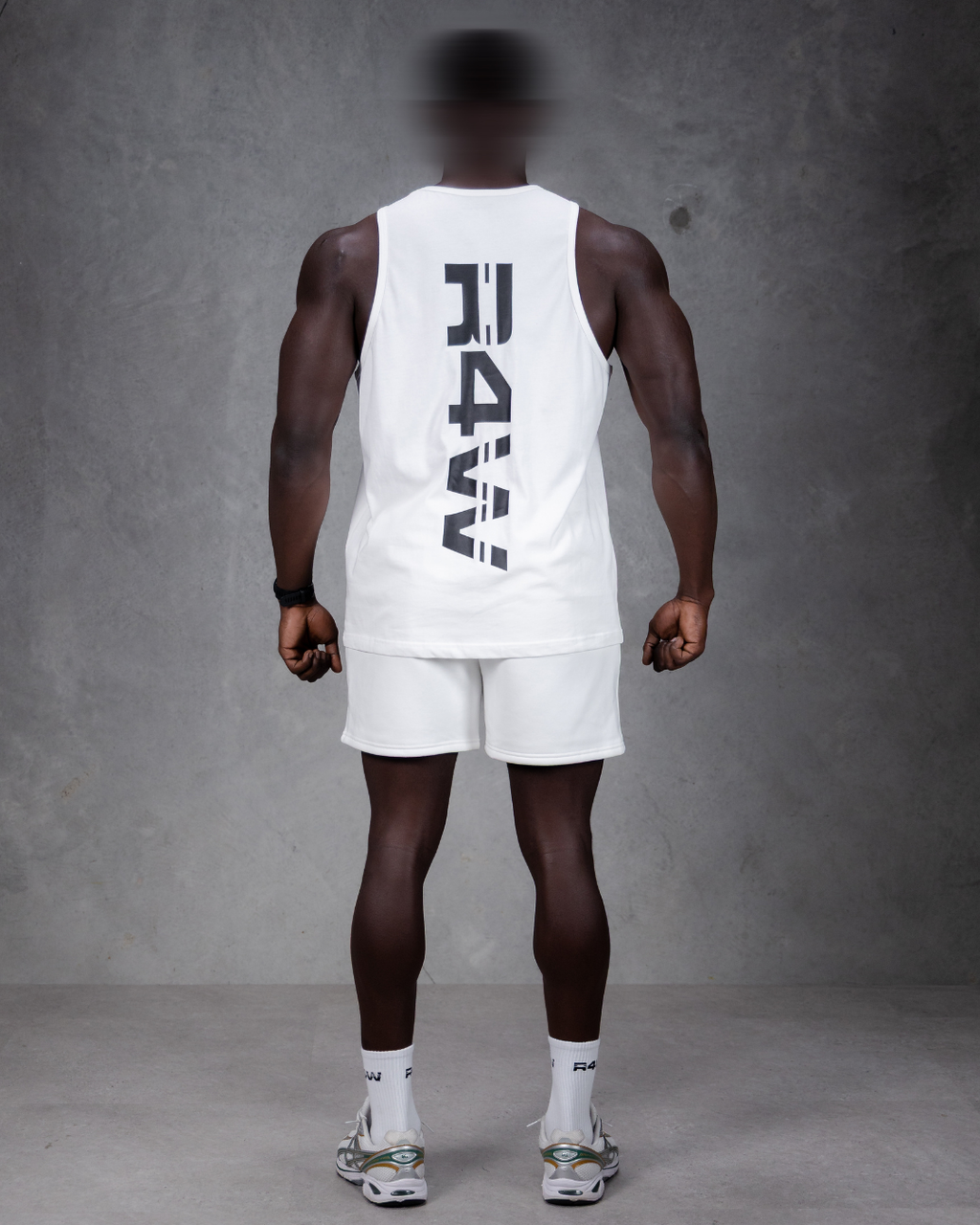 R4W SINGLET WHITE