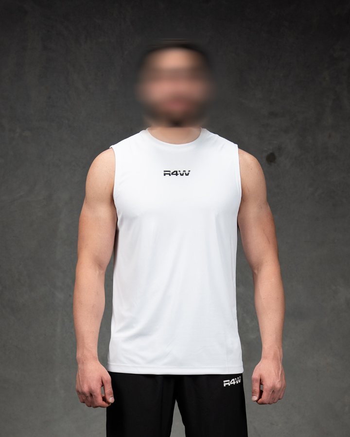 R4W ACTIVE SINGLET WHITE