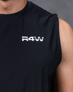 R4W PRO FLEX SINGLET BLACK/WHITE