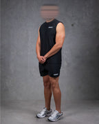 R4W PRO FLEX SINGLET BLACK/WHITE