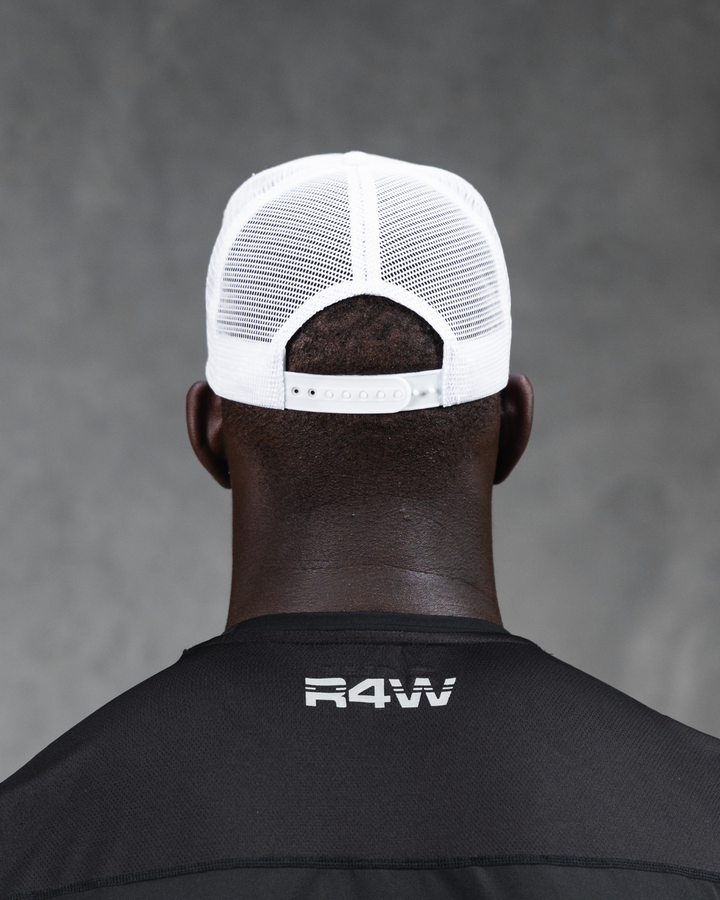 R4W TRUCKER CAP WHITE