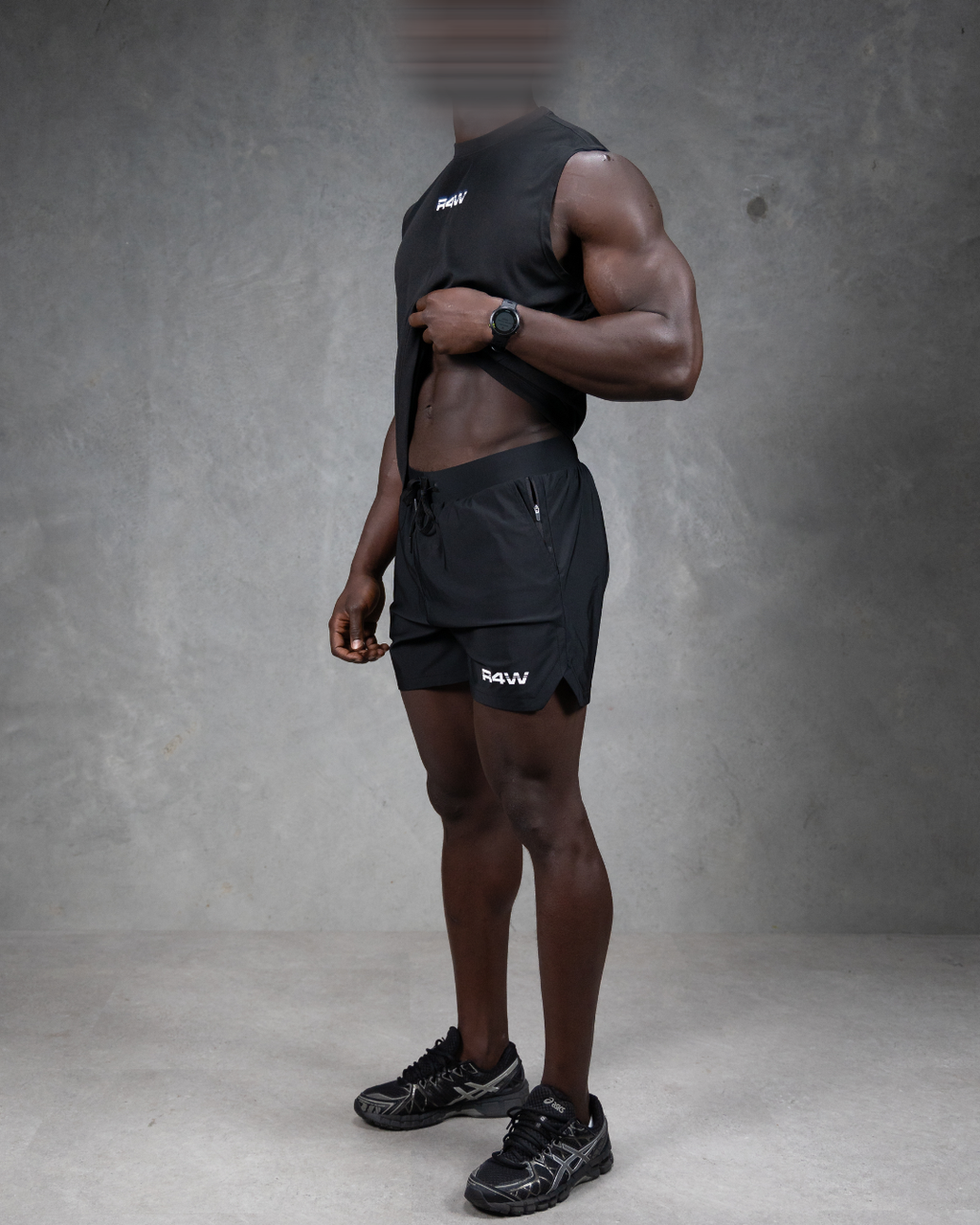 R4W ACTION SHORTS BLACK