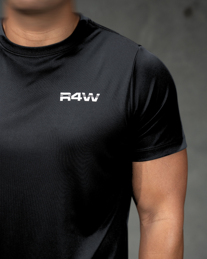 R4W ACTIVE TEE BLACK