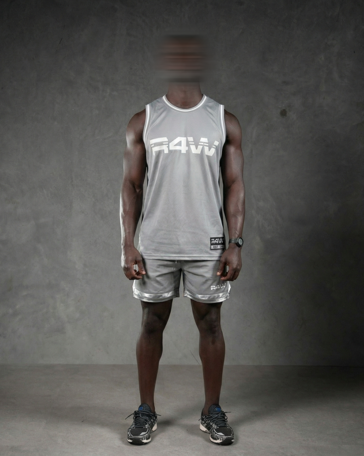 R4W BASKETBALL JERSEY GREY