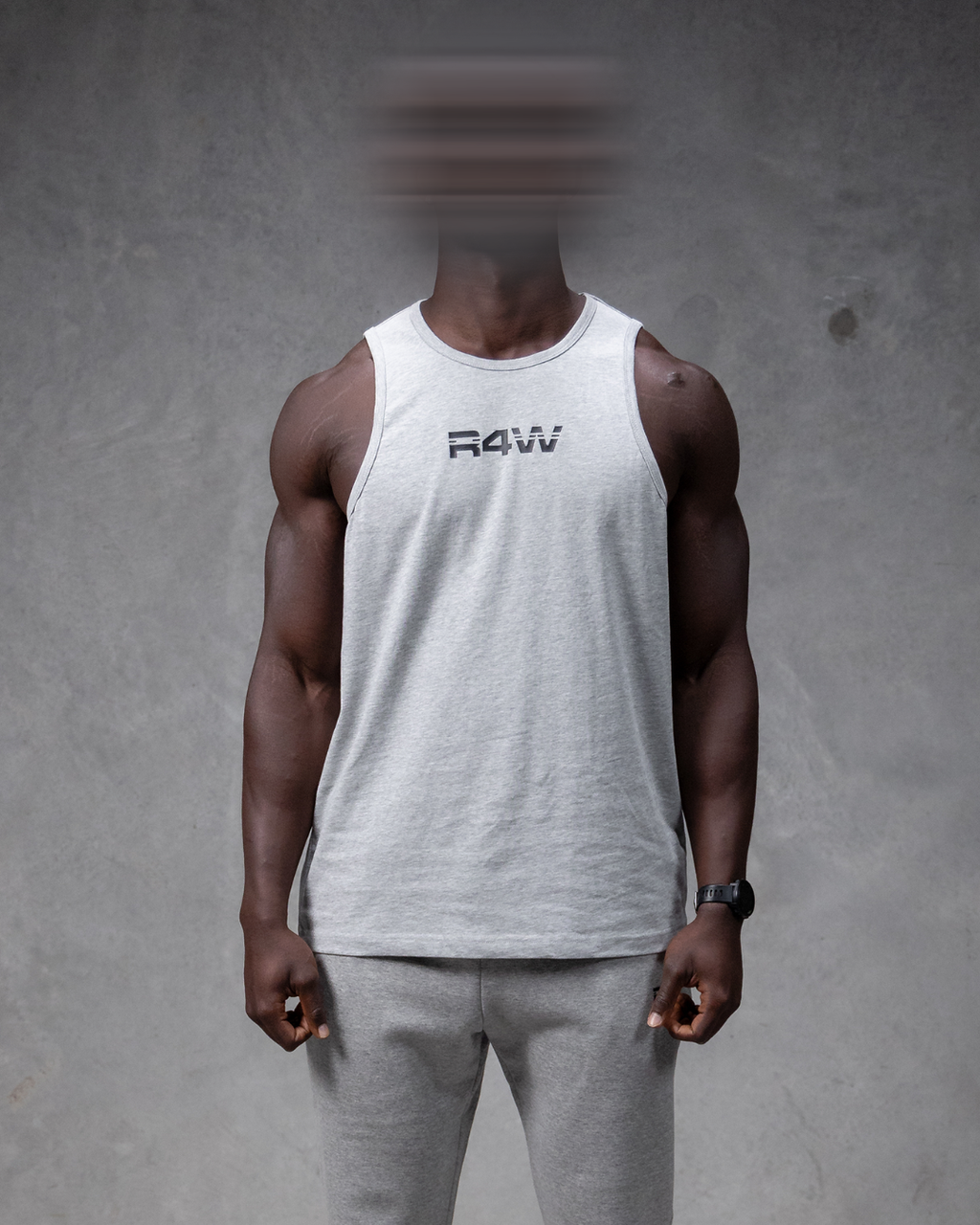 R4W SINGLET MARL GREY