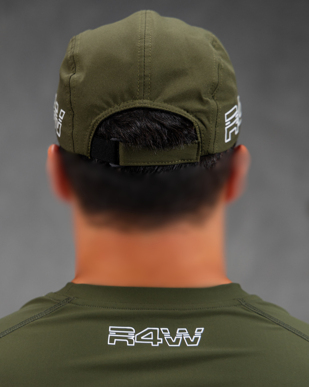 R4W EDGE DRI-FIT HAT OLIVE GREEN