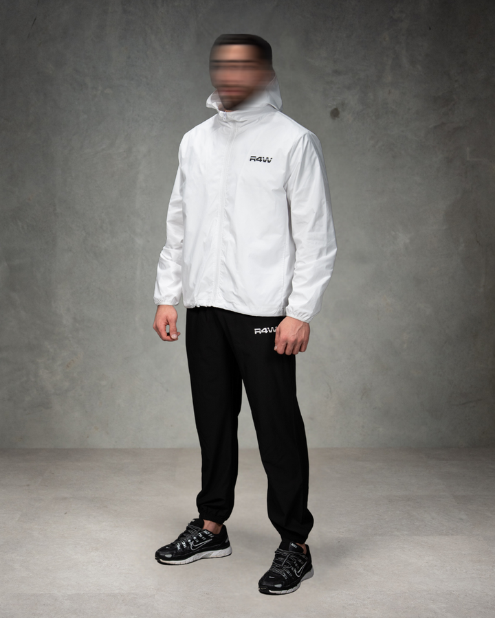 R4W ACTIVE WINDBREAKER JACKET WHITE