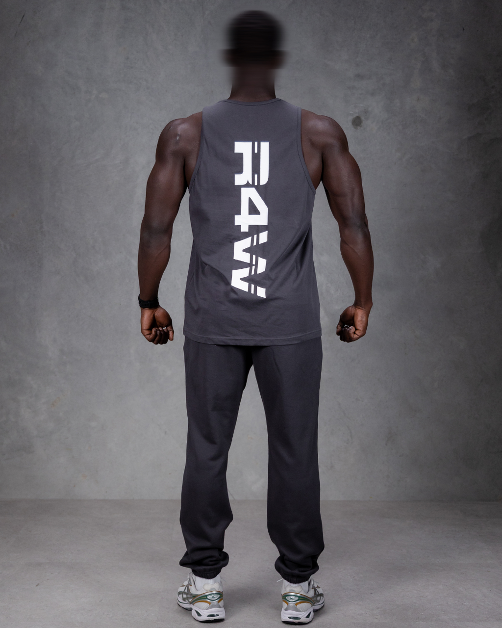 R4W SINGLET CHARCOAL