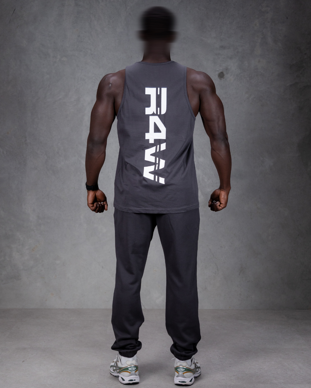 R4W SINGLET CHARCOAL