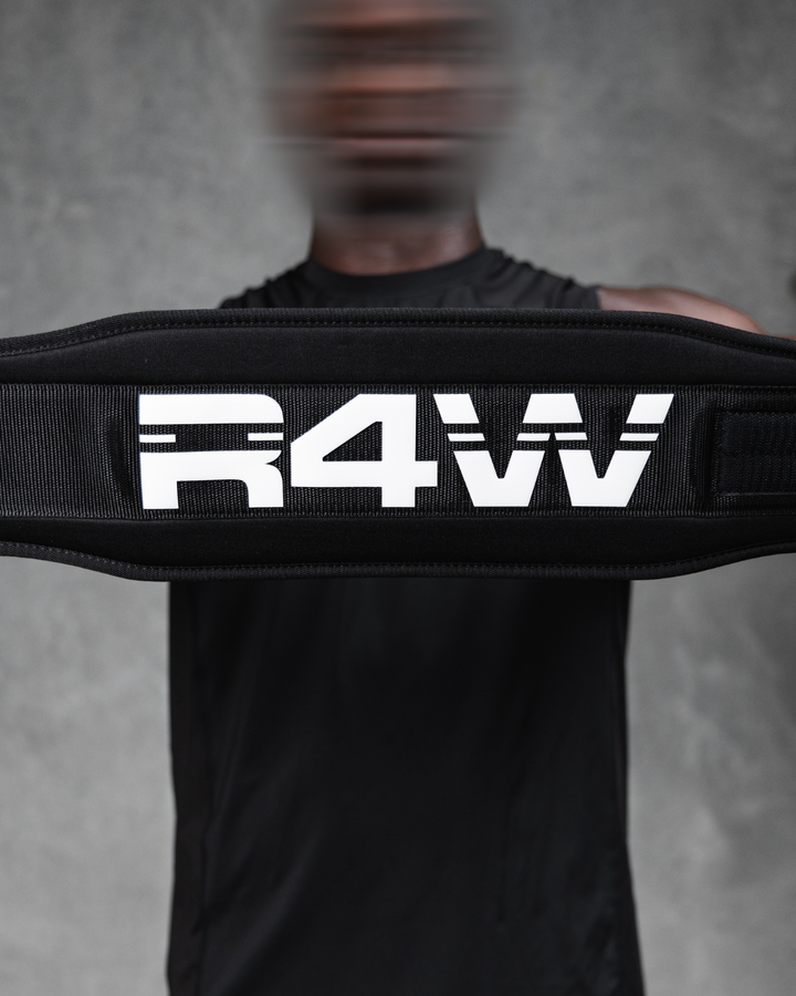 R4W WEIGHTLIFTING BELT BLACK