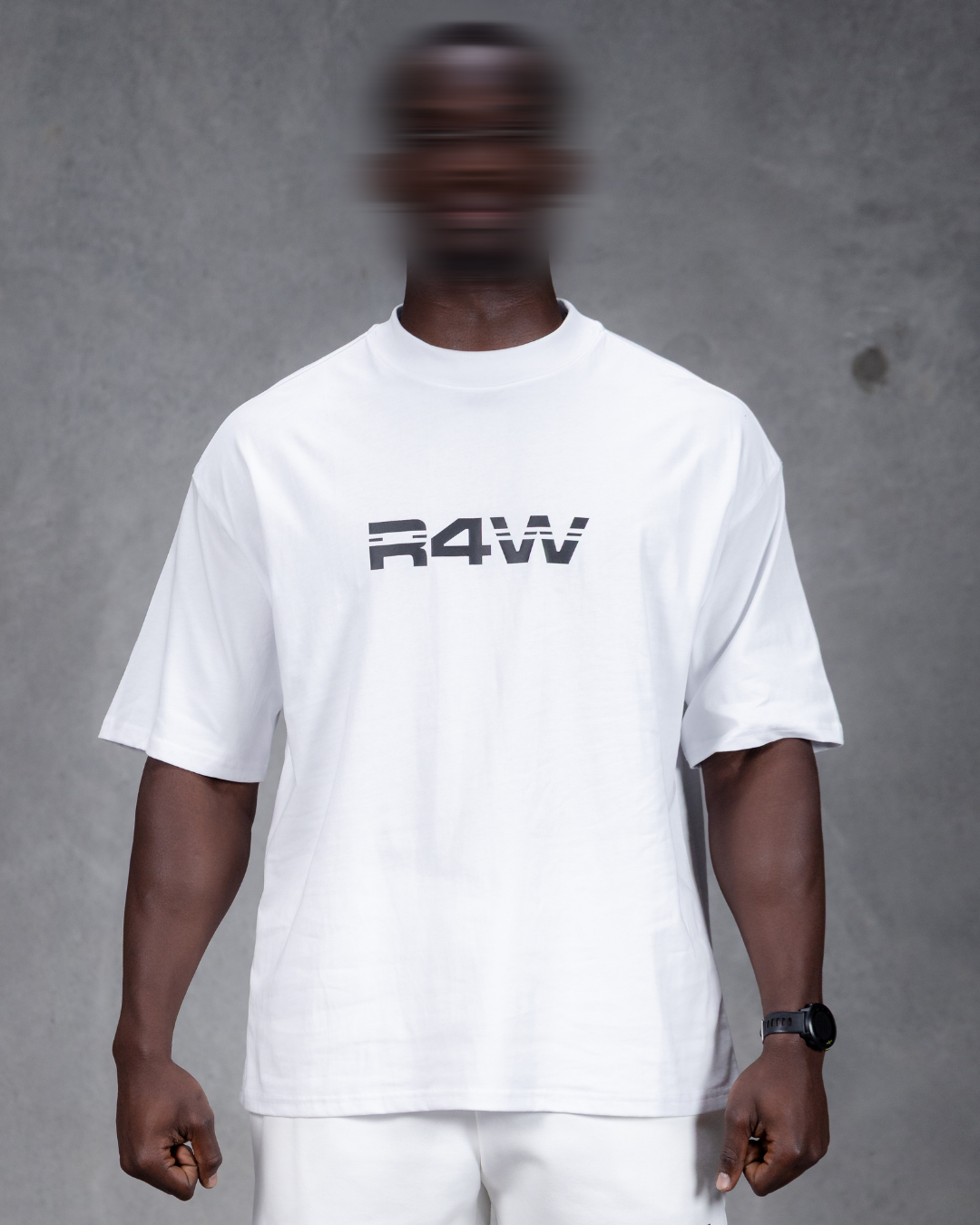 R4W OVERSIZED TEE WHITE