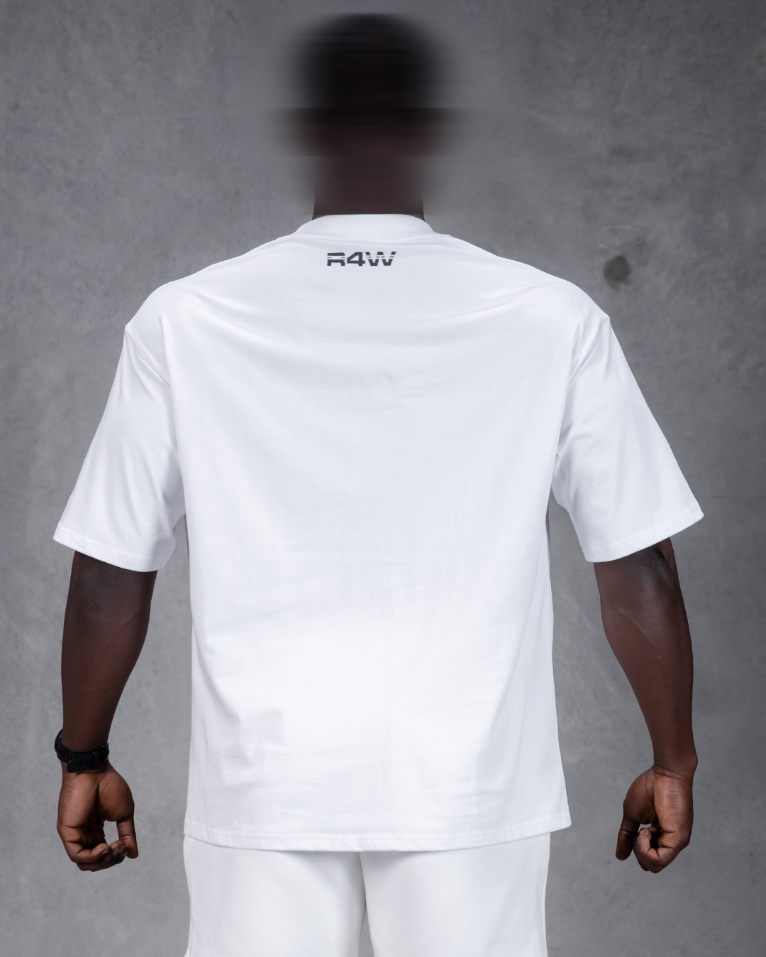 R4W OVERSIZED TEE WHITE