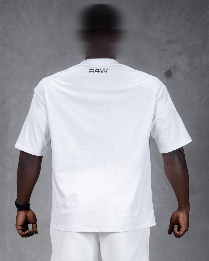 R4W OVERSIZED TEE WHITE