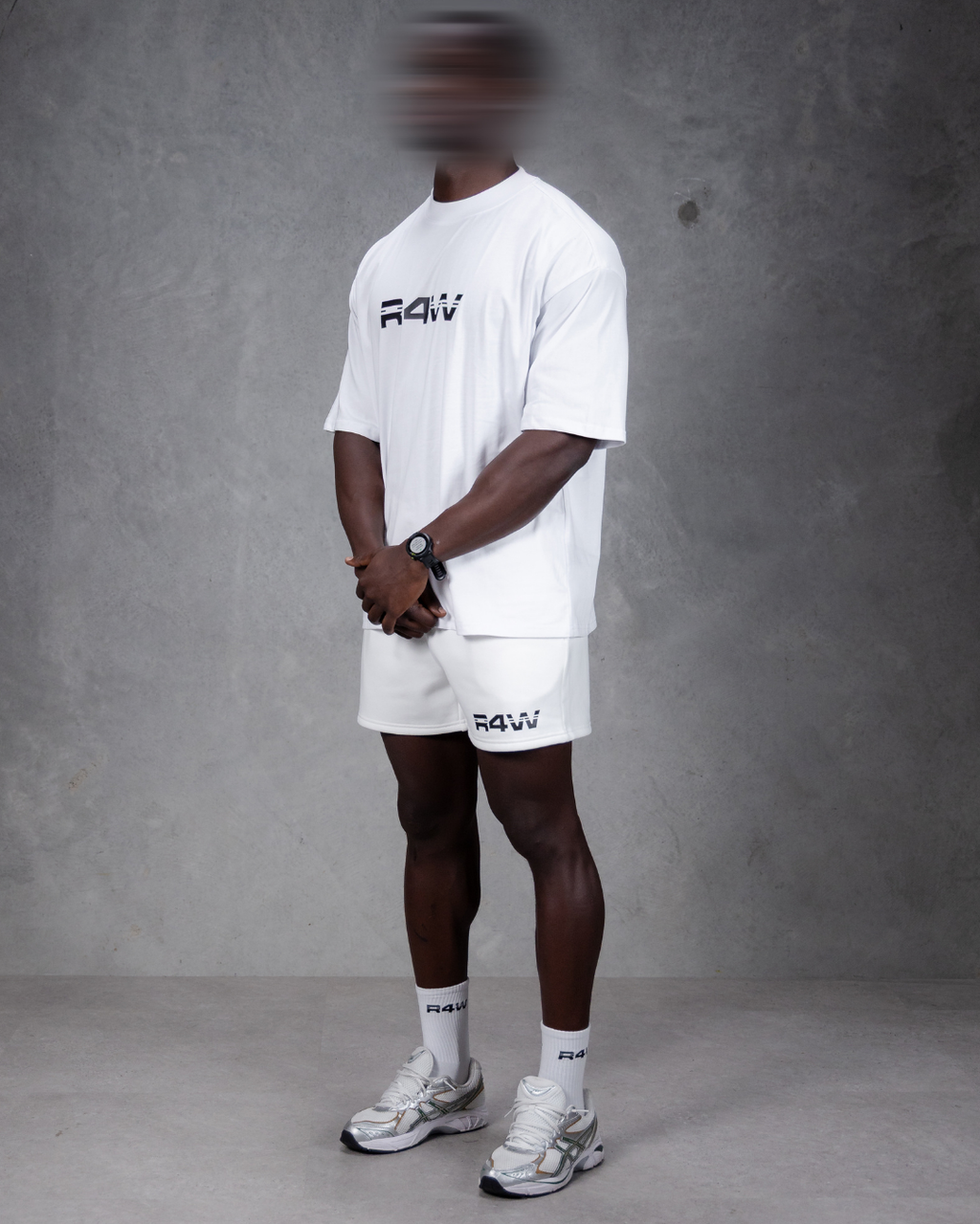 R4W OVERSIZED TEE WHITE