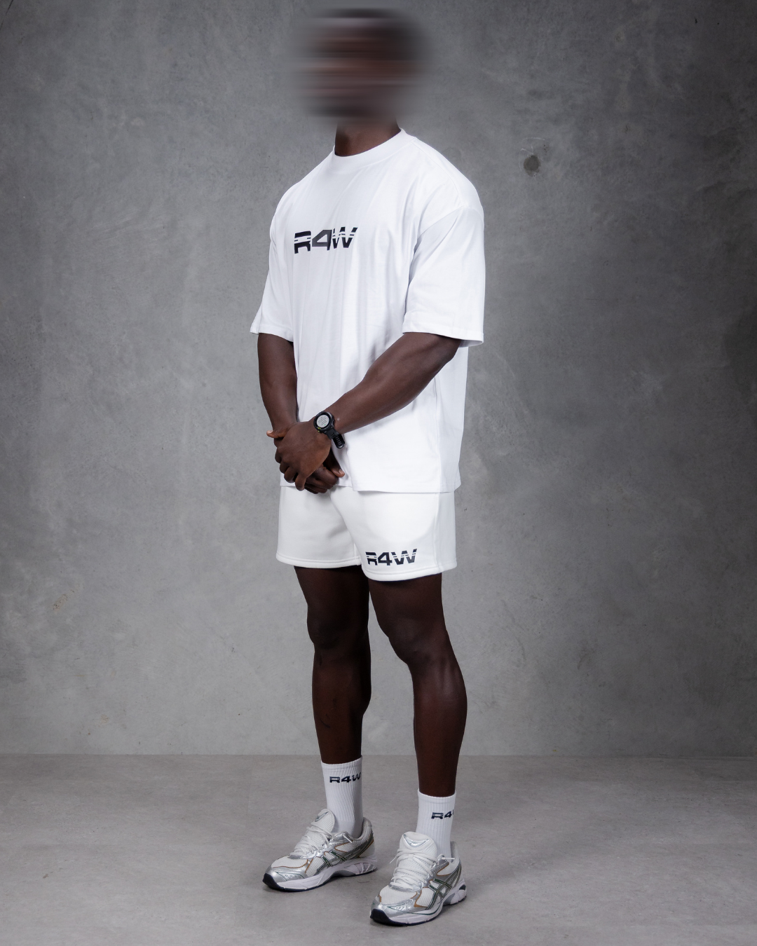 R4W OVERSIZED TEE WHITE