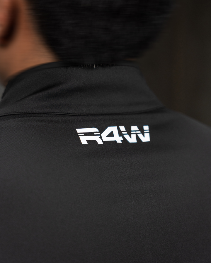 R4W ACTIVE QUARTER ZIP BLACK