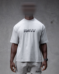 R4W OVERSIZED TEE MARL GREY