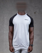 R4W HYBRID TEE GREY/BLACK