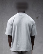 R4W OVERSIZED TEE MARL GREY