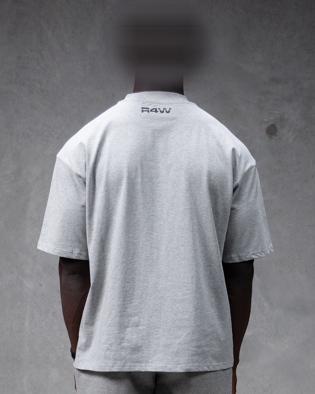 R4W OVERSIZED TEE MARL GREY