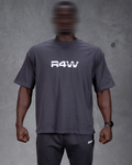 R4W OVERSIZED TEE CHARCOAL