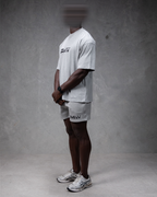 R4W OVERSIZED TEE MARL GREY