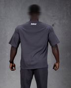 R4W OVERSIZED TEE CHARCOAL