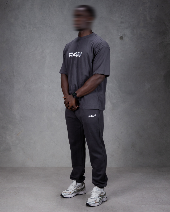 R4W OVERSIZED TEE CHARCOAL