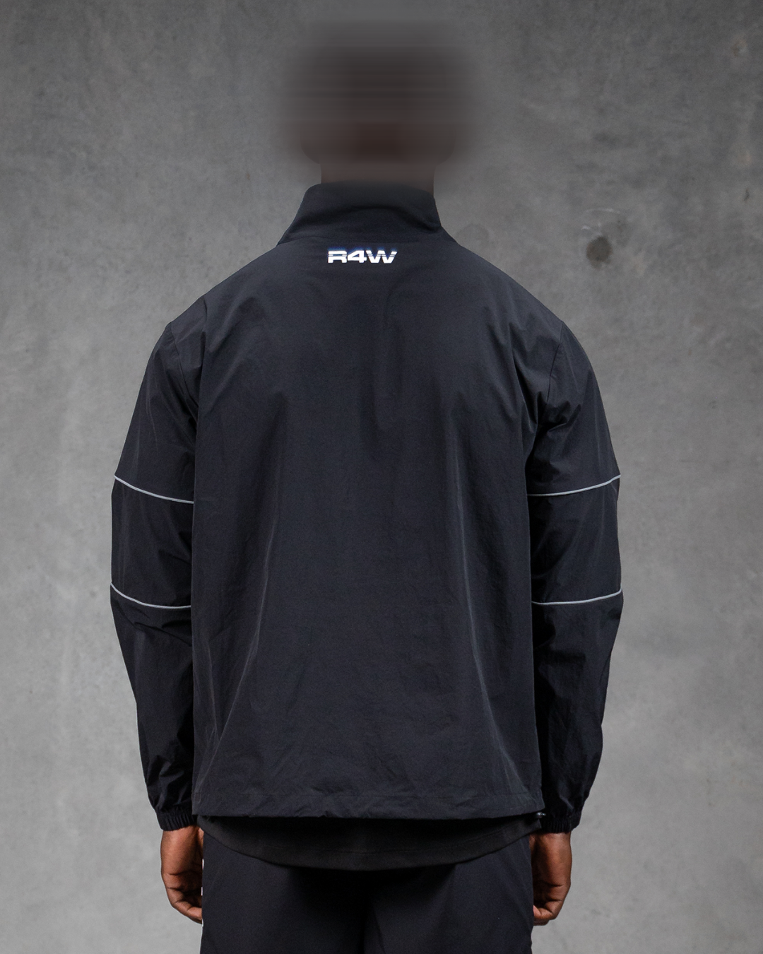 R4W DYNAMIC PULLOVER WINDBREAKER BLACK