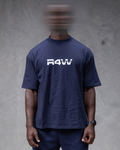R4W OVERSIZED TEE NAVY BLUE