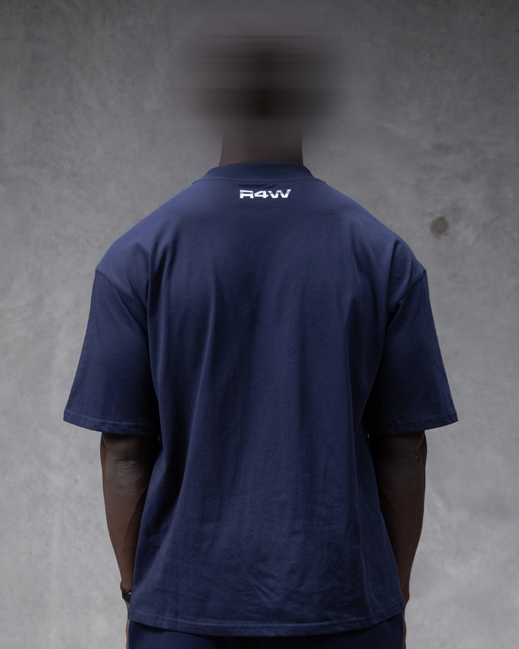 R4W OVERSIZED TEE NAVY BLUE