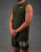 R4W PRO FLEX SINGLET OLIVE GREEN
