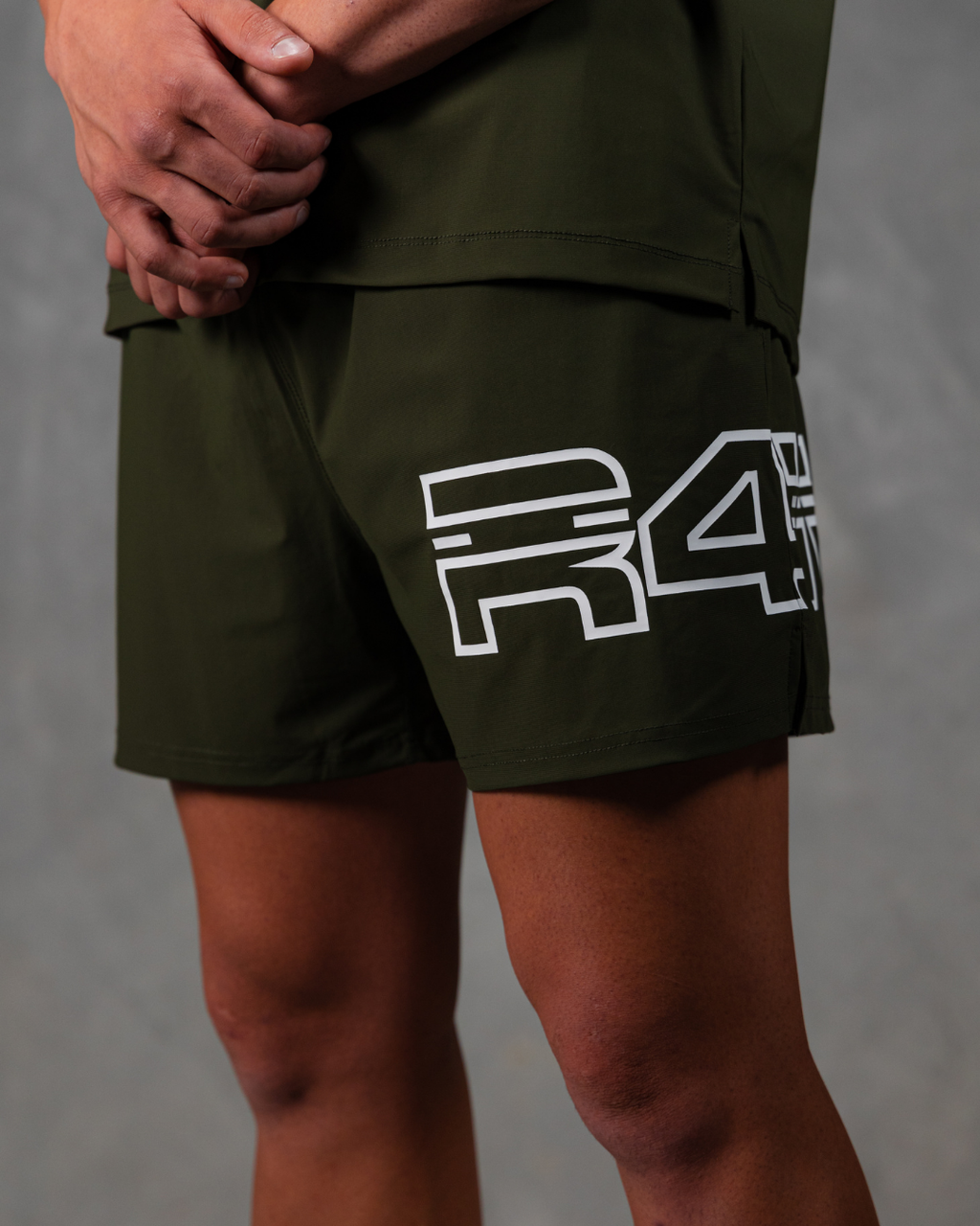 R4W PRO FLEX SHORTS OLIVE GREEN